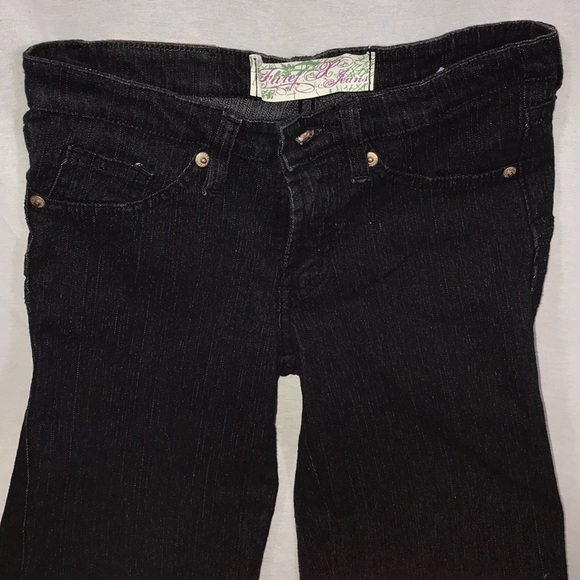 Fared Size 3 Black Faded Jean Butt Lifter Bermuda. New With Tags - Picture 2 of 7